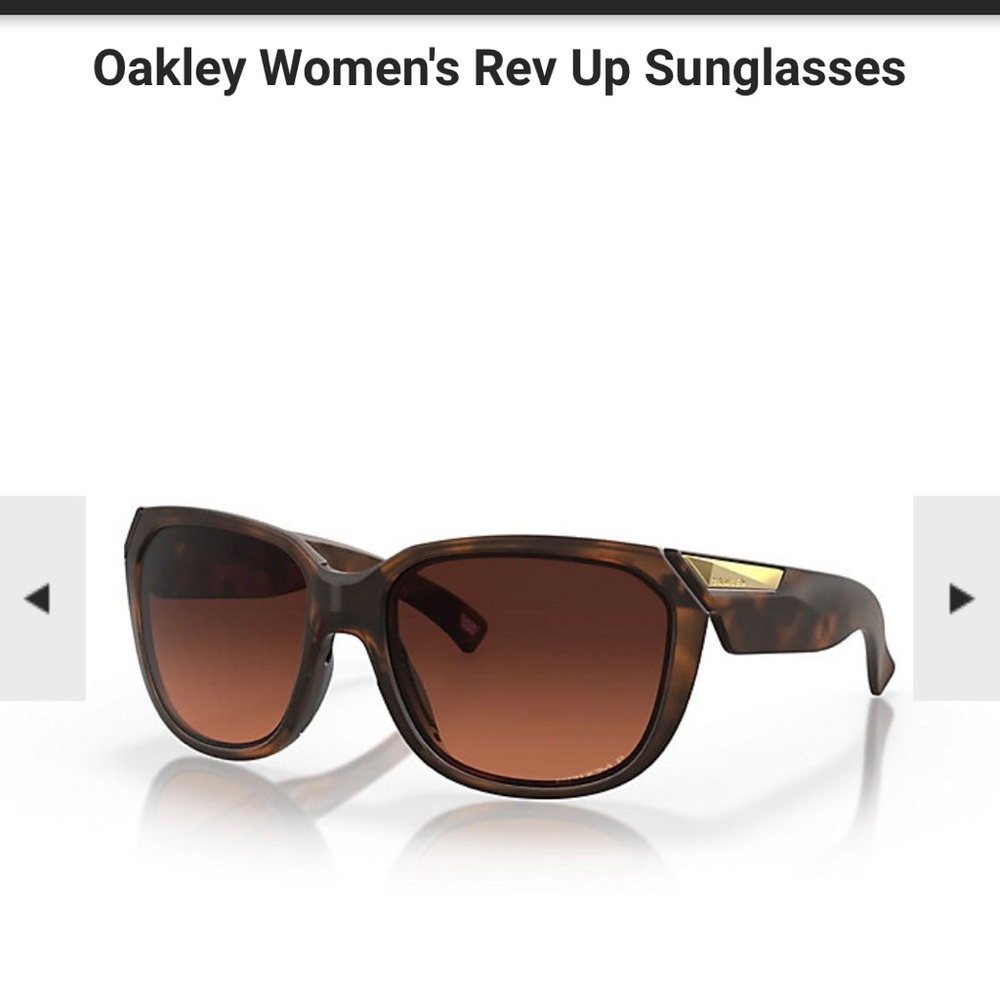 Women’s Oakley Rev Up glasses.  Polarized. Perfect!